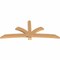 Ekena Millwork Davenport Timber Gable Bracket, Western Red Cedar, 96"W x 40"H x 3 1/2"D x 5 1/2"F, 10/12 Pitch GBW096X40X0406DAV00SWR - alternate 3